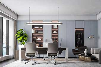 十堰轻奢风格-书房