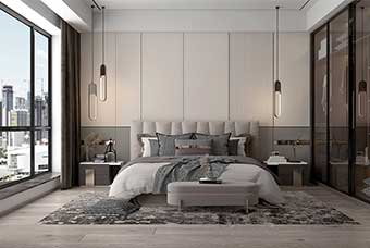 十堰现代风格-卧室
