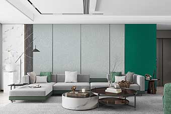 十堰轻奢风格-客厅