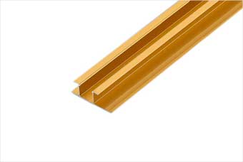 十堰航空纤维墙咔铝合金带灯中条（钛金氧化）