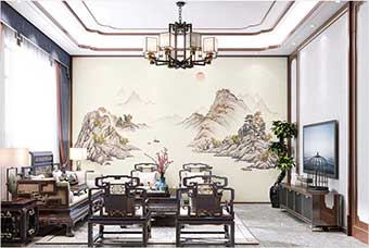 十堰森佰汇航空纤维墙咔（巴山蜀水）